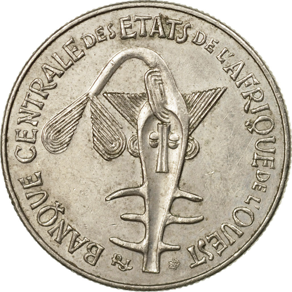 Munten, West Afrikaanse Staten, 50 Francs, 1987, Paris, FR+, Copper-nickel, KM:6