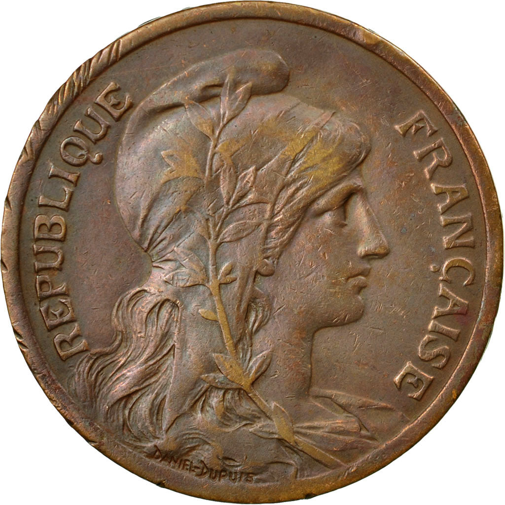 Coin, France, Dupuis, 10 Centimes, 1915, Paris, VF(30-35), Bronze, KM:843, Le