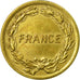 Monnaie, France, France Libre, 2 Francs, 1944, Philadelphie, TB+, Laiton