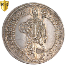 AUSTRIAN STATES, SALZBURG, Thaler, 1687, PCGS AU55, KM:254