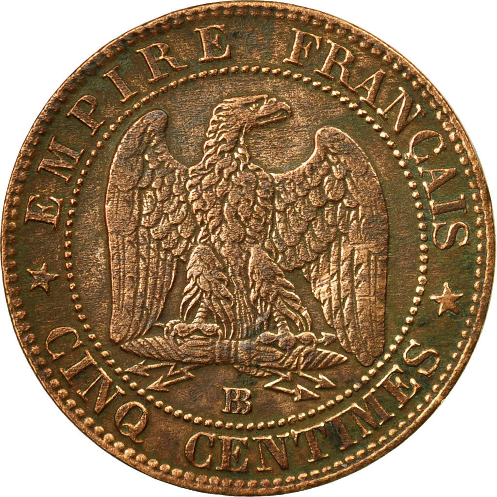 Coin, France, Napoleon III, Napoléon III, 5 Centimes, 1853, Strasbourg