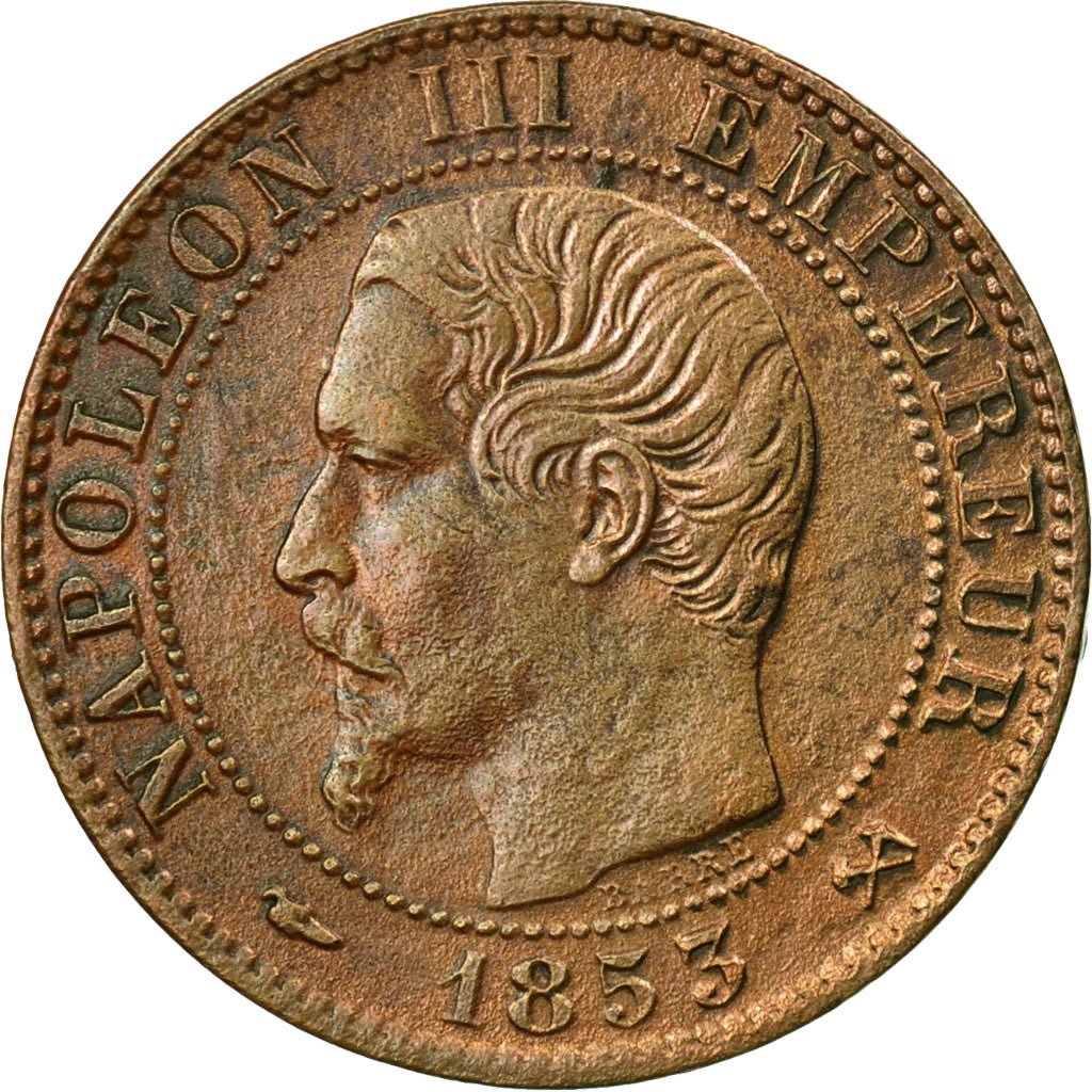 Munten, Frankrijk, Napoleon III, Napoléon III, 5 Centimes, 1853, Rouen, ZF