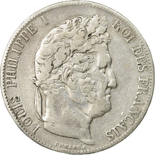 Monnaie, France, Louis-Philippe, 5 Francs, 1845, Paris, TB+, Argent, KM:749.1
