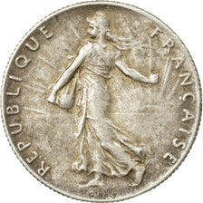 Coin, France, Semeuse, 50 Centimes, 1918, Paris, EF(40-45), Silver, KM:854, Le