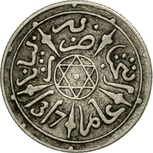 Moneda, Marruecos, 'Abd al-Aziz, 1/2 Dirham, 1317, Paris, EBC, Plata, KM:9.2