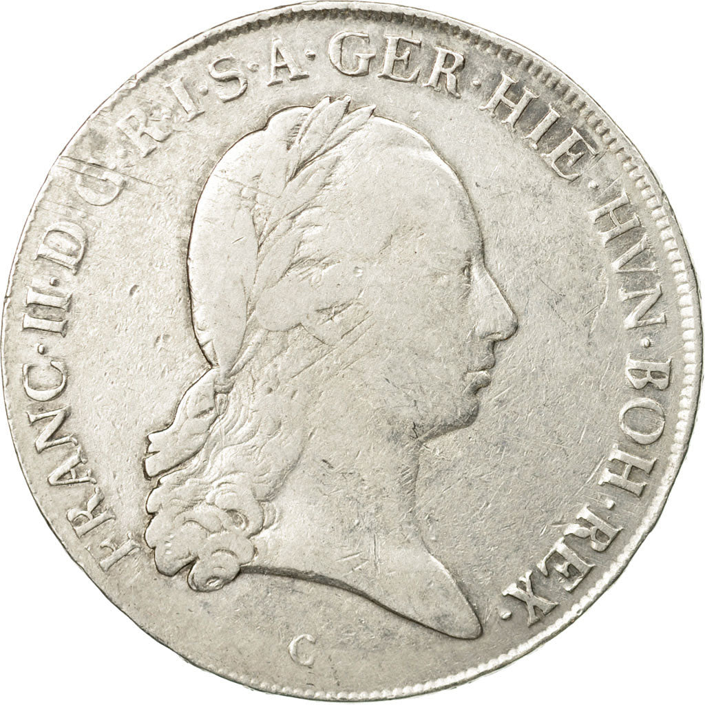 Coin, AUSTRIAN NETHERLANDS, Franz II, Kronenthaler, 1796, AU(50-53), Silver