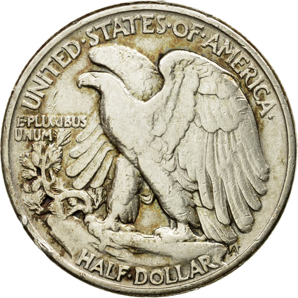 Moneda, Estados Unidos, Walking Liberty Half Dollar, Half Dollar, 1943, U.S.
