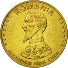 Coin, Romania, 50 Lei, 1993, EF(40-45), Brass Clad Steel, KM:110
