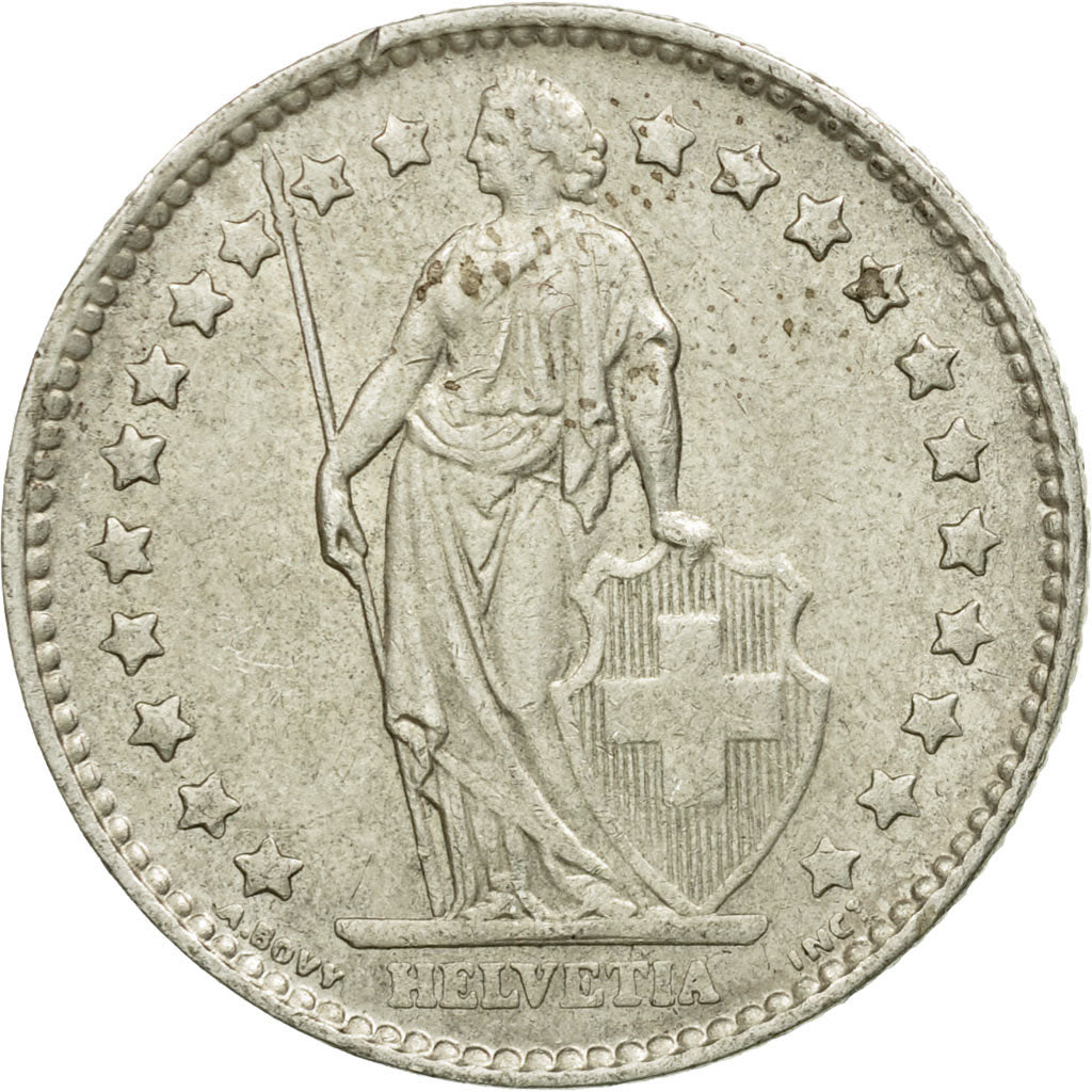 Münze, Schweiz, Franc, 1965, Bern, SS, Silber, KM:24