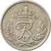 Coin, Denmark, Frederik IX, 25 Öre, 1951, Copenhagen, EF(40-45), Copper-nickel