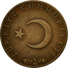 Coin, Turkey, 10 Kurus, 1967, EF(40-45), Bronze, KM:891.1