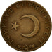 Coin, Turkey, 10 Kurus, 1967, EF(40-45), Bronze, KM:891.1