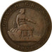 Moneda, España, Provisional Government, 5 Centimos, 1870, Madrid, MBC, Cobre
