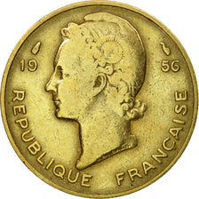 Moneda, África oriental francesa, 10 Francs, 1956, Paris, EBC, Aluminio -