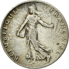 Coin, France, Semeuse, 50 Centimes, 1916, Paris, EF(40-45), Silver, KM:854, Le