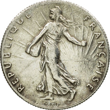 Coin, France, Semeuse, 50 Centimes, 1919, Paris, AU(50-53), Silver, KM:854, Le