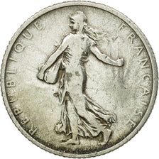 Coin, France, Semeuse, Franc, 1906, Paris, VF(30-35), Silver, KM:844.1, Le