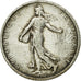 Moneta, Francia, Semeuse, Franc, 1908, Paris, MB+, Argento, KM:844.1, Le
