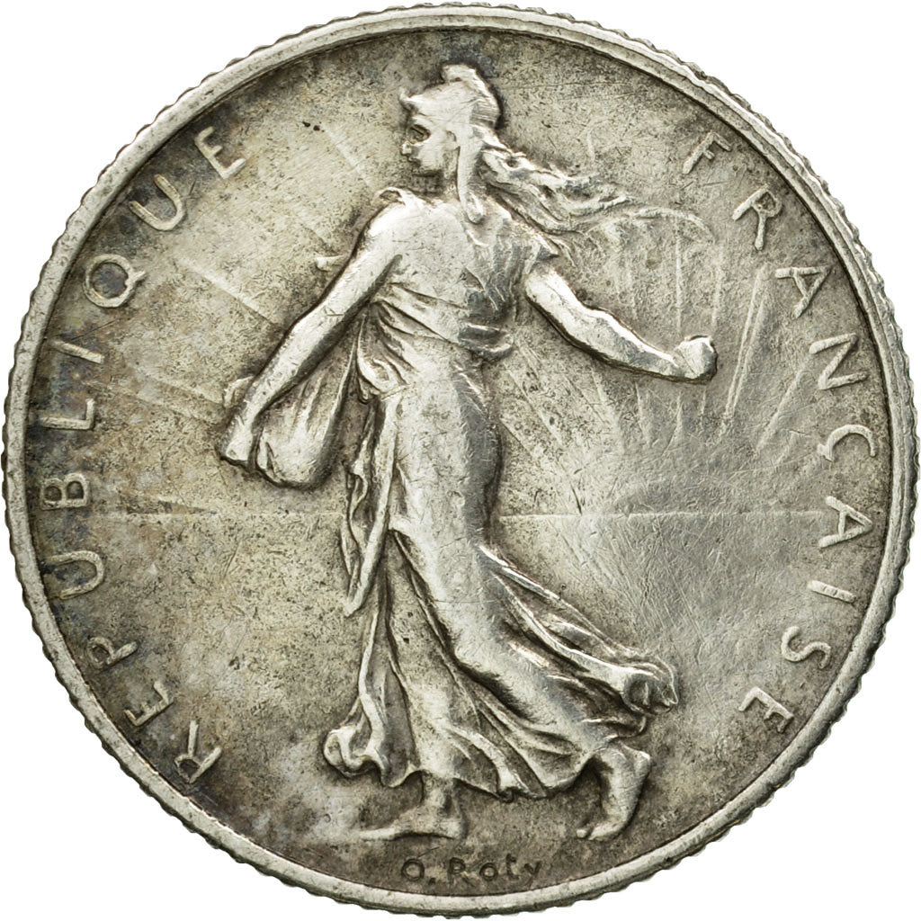 Monnaie, France, Semeuse, Franc, 1910, Paris, TTB, Argent, KM:844.1, Le