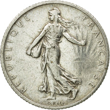 Coin, France, Semeuse, Franc, 1913, Paris, VF(30-35), Silver, KM:844.1, Le
