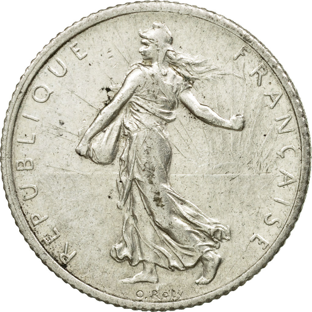 Münze, Frankreich, Semeuse, Franc, 1915, Paris, SS, Silber, KM:844.1