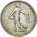 Münze, Frankreich, Semeuse, Franc, 1919, Paris, S+, Silber, KM:844.1