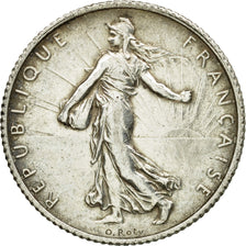 Coin, France, Semeuse, Franc, 1920, Paris, VF(30-35), Silver, KM:844.1, Le