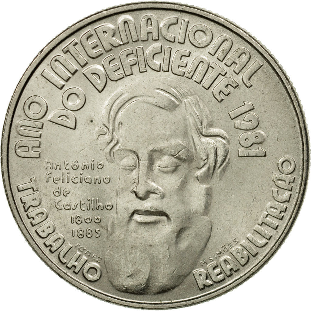 Coin, Portugal, 25 Escudos, 1984, MS(63), Copper-nickel, KM:624