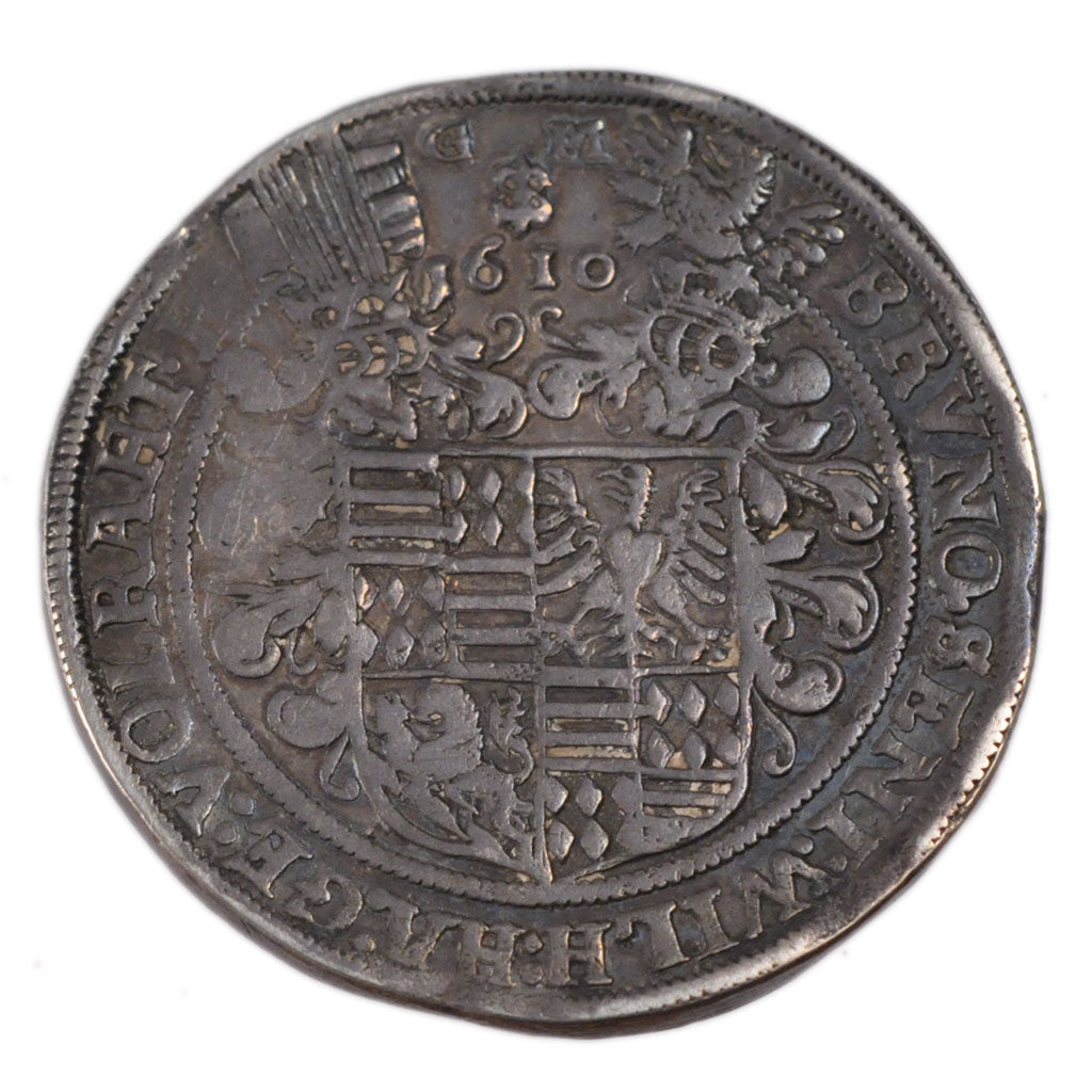Germany, Thaler, 1610, AU(50-53), Silver, 28.90