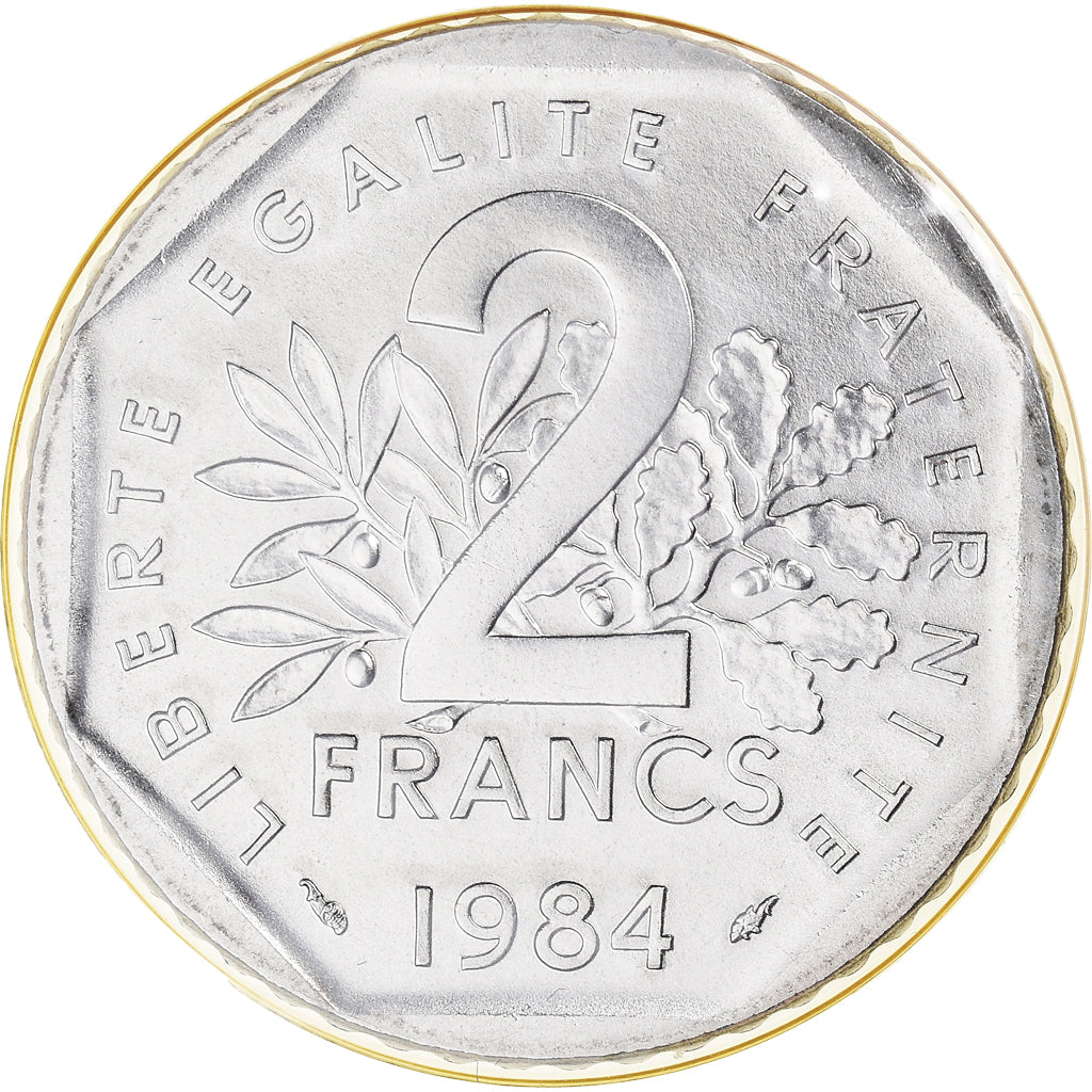 Münze, Frankreich, Semeuse, 2 Francs, 1984, Paris, FDC, STGL, Nickel, KM:942.1