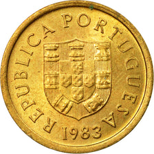 Coin, Portugal, Escudo, 1983, MS(63), Nickel-brass, KM:614
