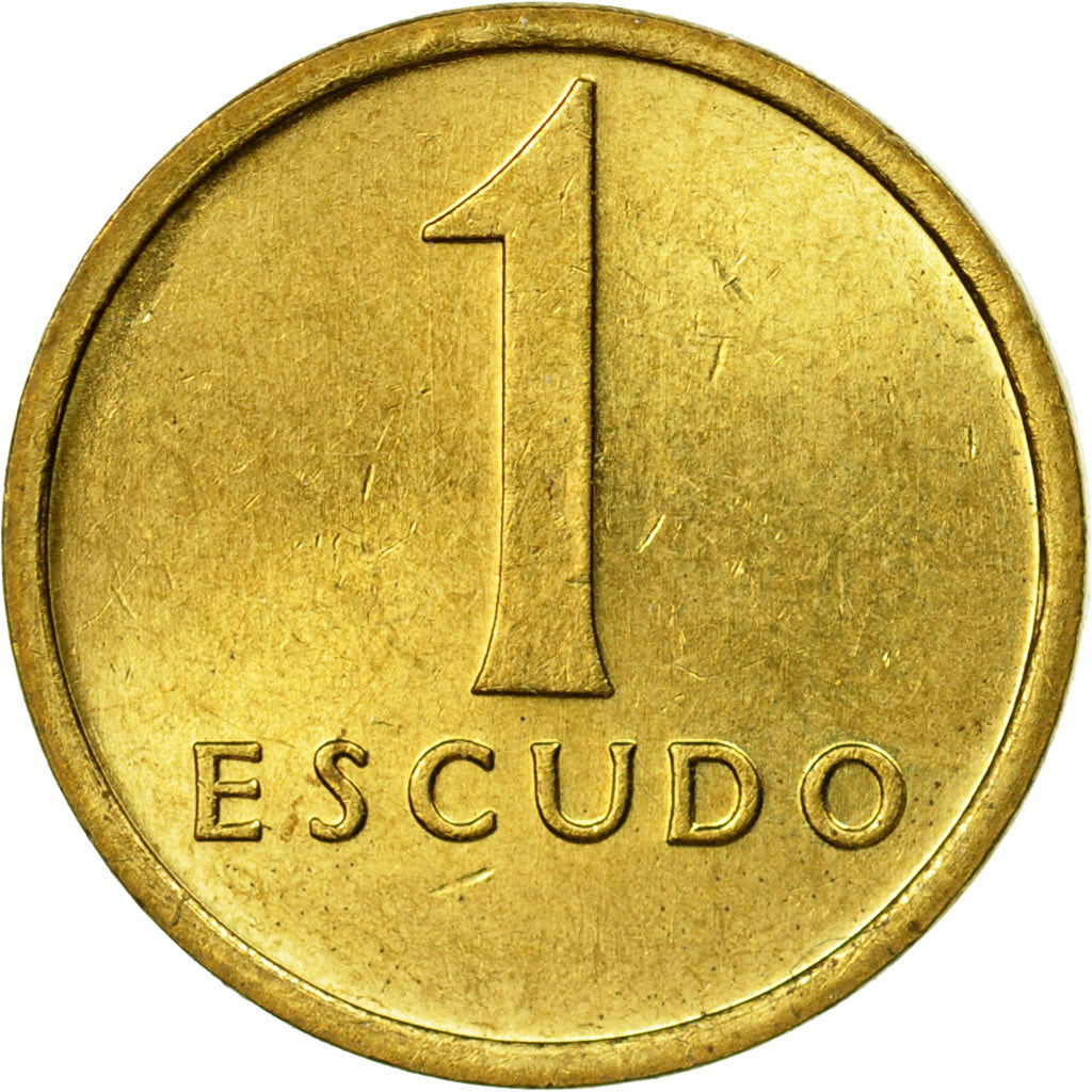 Coin, Portugal, Escudo, 1982, MS(63), Nickel-brass, KM:614