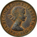 Coin, Australia, Elizabeth II, Penny, 1962, EF(40-45), Bronze, KM:56
