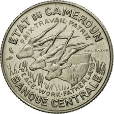 Coin, Cameroon, 100 Francs, 1966, Paris, AU(50-53), Nickel, KM:14