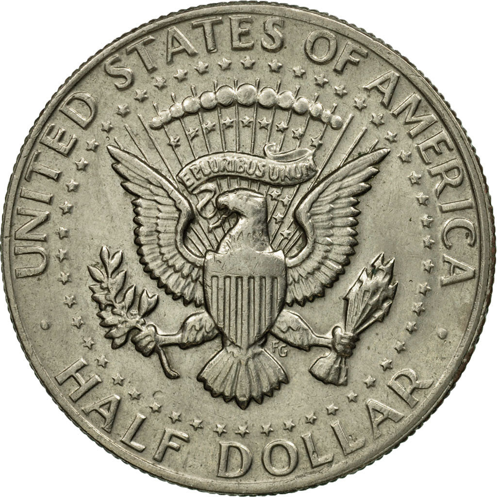 Coin, United States, Kennedy Half Dollar, Half Dollar, 1972, U.S. Mint, Denver