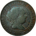 Coin, Spain, Isabel II, 5 Centimos, 1868, Madrid, VF(30-35), Copper, KM:635.1