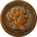 Coin, Spain, Isabel II, 2-1/2 Centimos, 1867, Madrid, VF(20-25), Copper