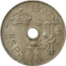 Moneda, España, Alfonso XIII, 25 Centimos, 1927, Madrid, MBC, Cobre - níquel