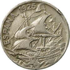 Coin, Spain, Alfonso XIII, 25 Centimos, 1925, Madrid, EF(40-45), Copper-nickel