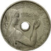 Coin, Spain, 25 Centimos, 1934, Vienna, VF(30-35), Copper-nickel, KM:751
