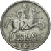Coin, Spain, 5 Centimos, 1941, EF(40-45), Aluminum, KM:765