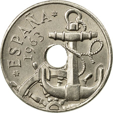 Coin, Spain, Francisco Franco, caudillo, 50 Centimos, 1964, AU(55-58)