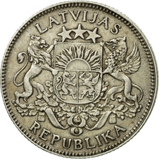 Coin, Latvia, Lats, 1924, EF(40-45), Silver, KM:7