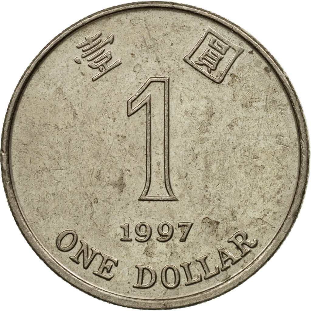 Moneta, Hong Kong, Elizabeth II, Dollar, 1997, BB, Rame-nichel, KM:69a