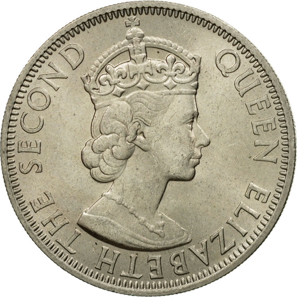 Monnaie, British Honduras, Elizabeth II, 50 Cents, 1971, TTB, Copper-nickel
