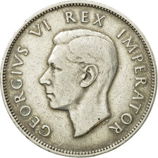 Coin, South Africa, George VI, 2-1/2 Shillings, 1944, EF(40-45), Silver, KM:30