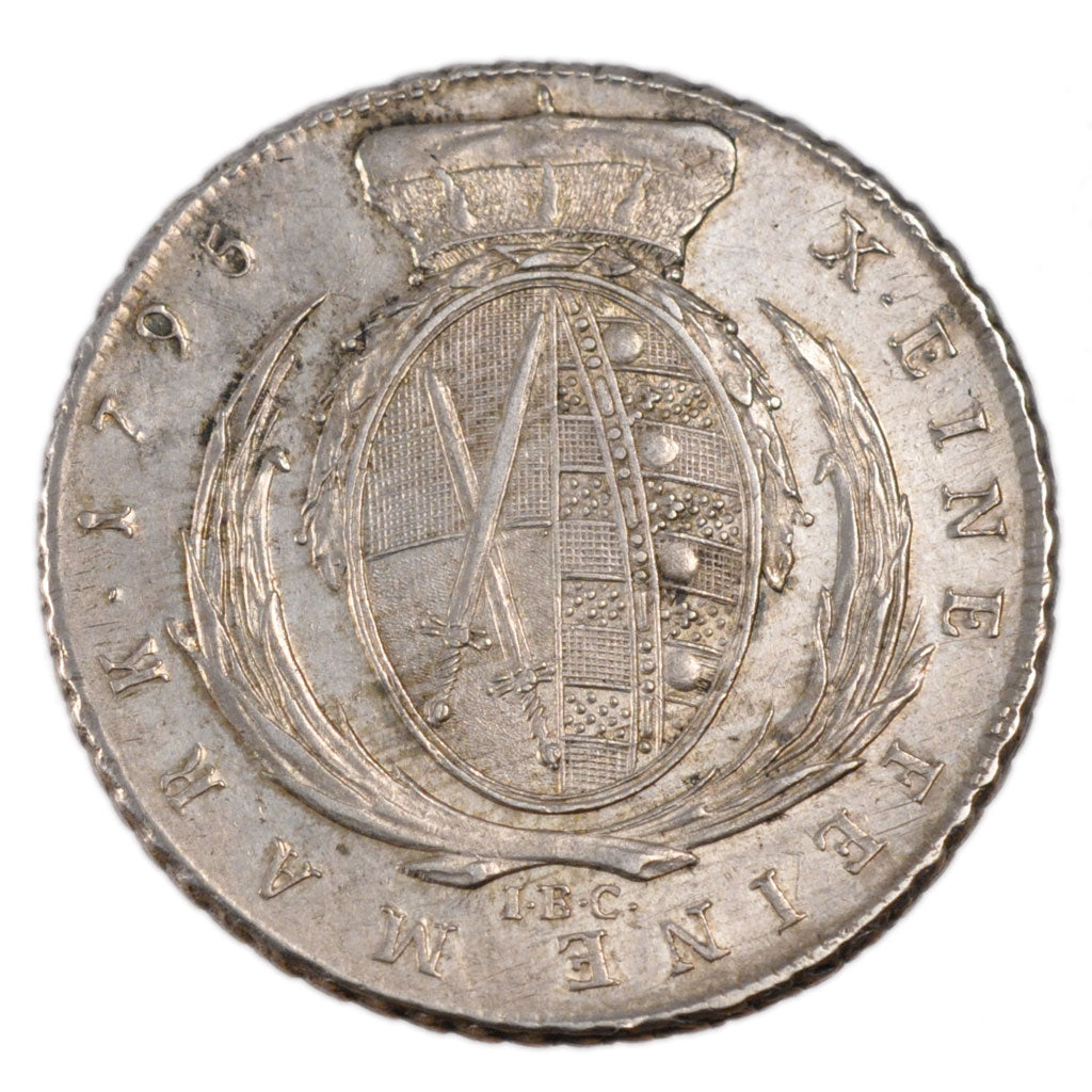 GERMAN STATES, Thaler, 1795, KM #1027.2, MS(60-62), Silver, 28.10