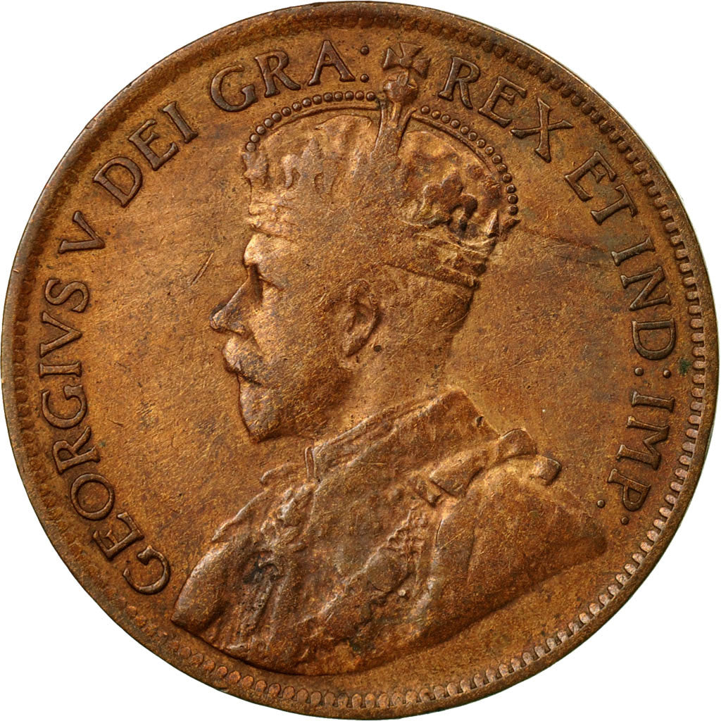 Coin, Canada, George V, Cent, 1919, Royal Canadian Mint, Ottawa, EF(40-45)