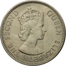 Moneda, Honduras británica, Elizabeth II, 25 Cents, 1965, MBC, Cobre - níquel