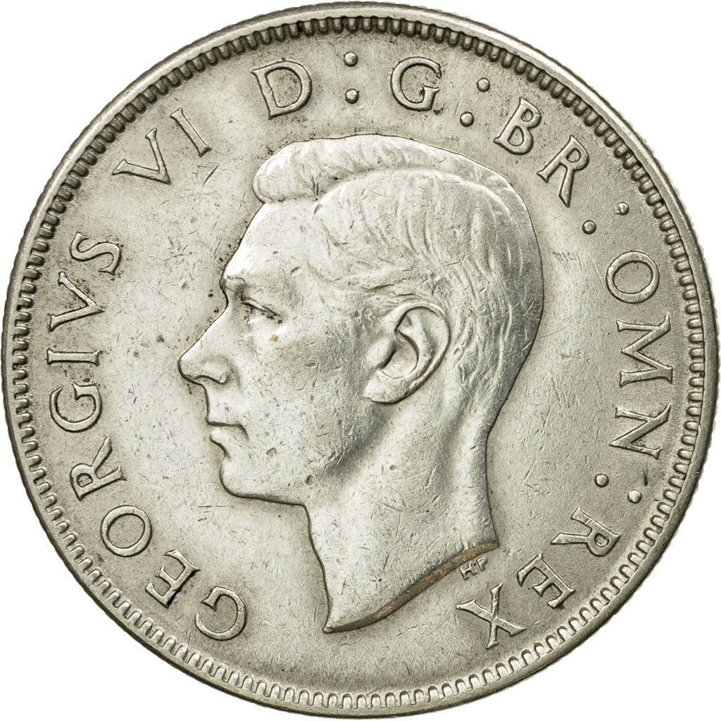 Coin, Great Britain, George VI, Florin, Two Shillings, 1942, EF(40-45), Silver